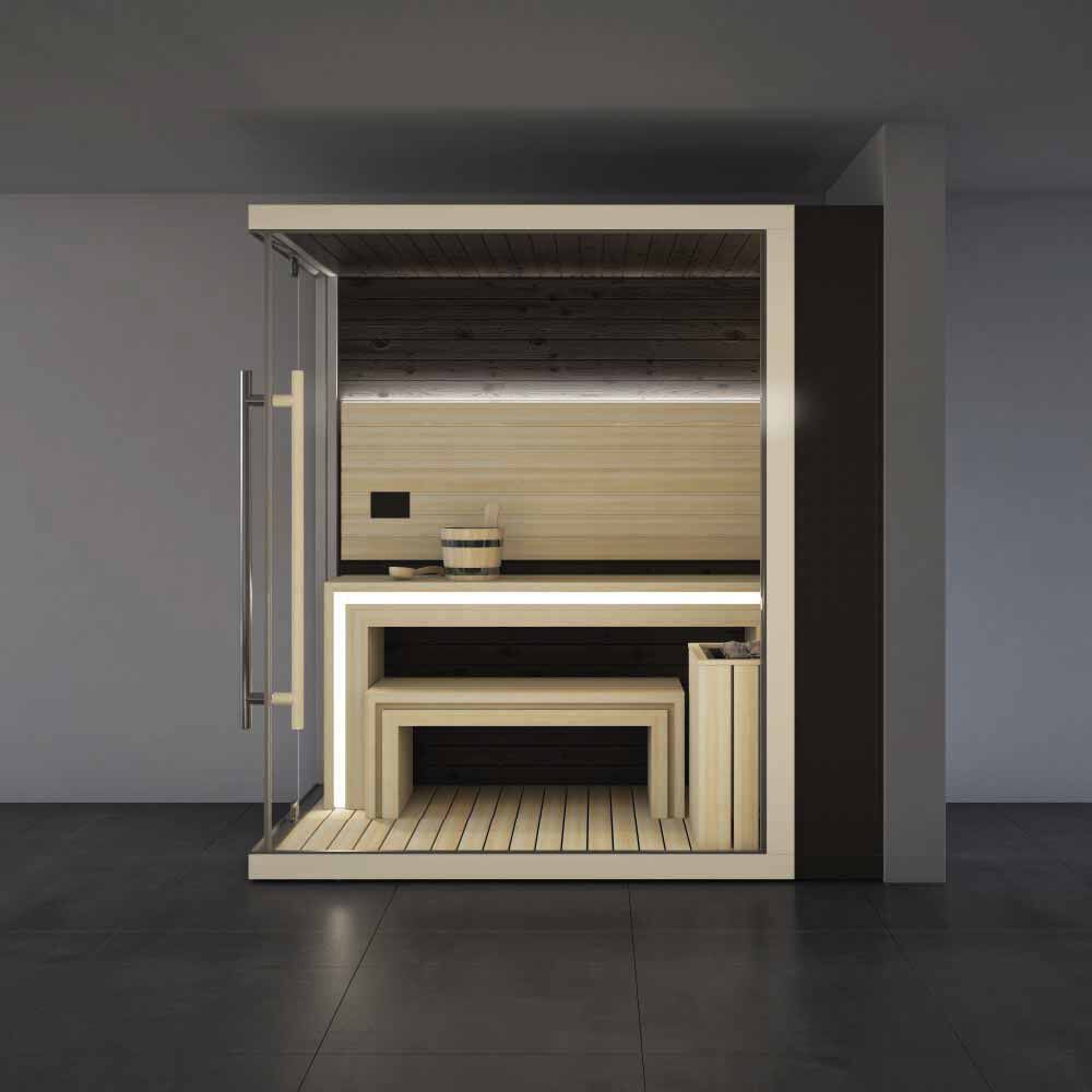 Sasha - Sauna con porta lato corto - 152 x 211 x 225 H